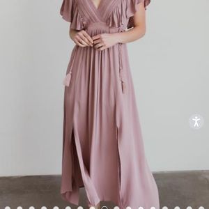 Baltic Born Jennifer dusty mauve deep v maxi XL